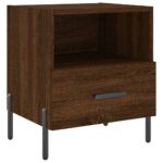 Tables de chevet 2 pcs chêne marron 40x35x47,5 cm – Image 4