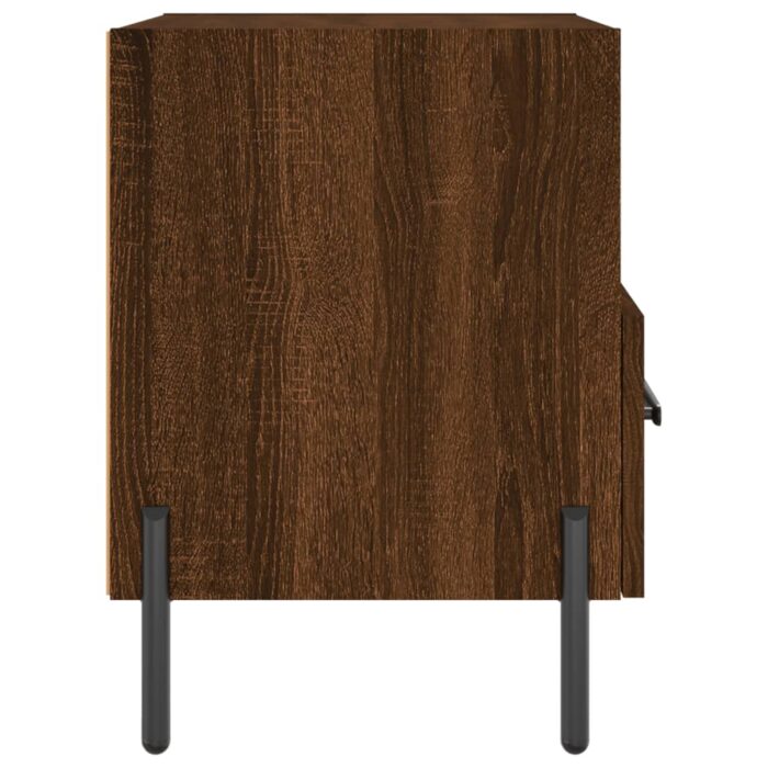 Tables de chevet 2 pcs chêne marron 40x35x47,5 cm – Image 6