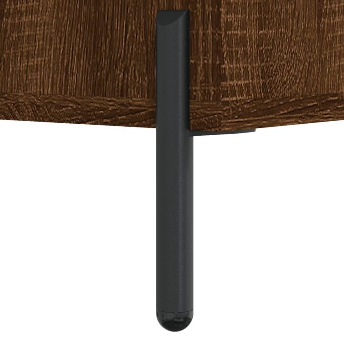 Tables de chevet 2 pcs chêne marron 40x35x47,5 cm – Image 9