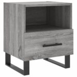 Tables de chevet 2 pcs sonoma gris 40x35x47,5 cm – Image 4