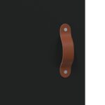 Tables de chevet 2 pcs noir 40x40x50 cm bois d’ingénierie – Image 8