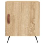 Tables de chevet 2 pcs chêne sonoma 40x40x50 cm bois ingénierie – Image 4