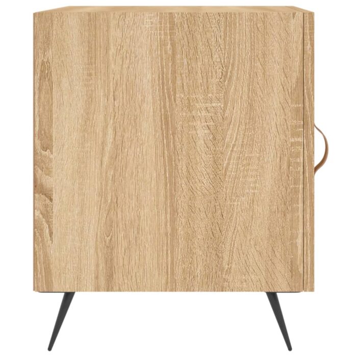 Tables de chevet 2 pcs chêne sonoma 40x40x50 cm bois ingénierie – Image 5