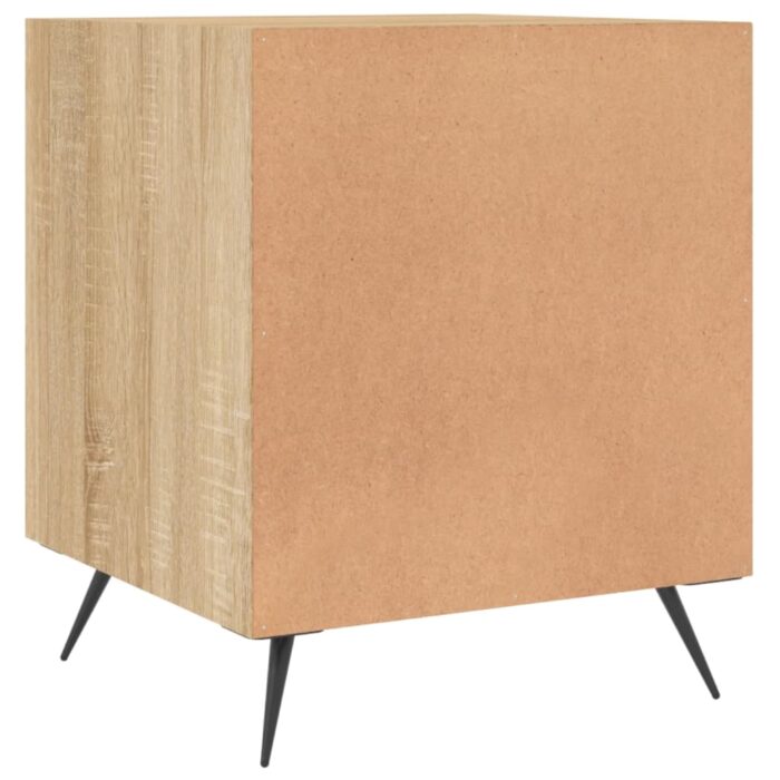 Tables de chevet 2 pcs chêne sonoma 40x40x50 cm bois ingénierie – Image 6