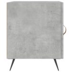 Table de chevet gris béton 40x40x50 cm bois d’ingénierie – Image 3
