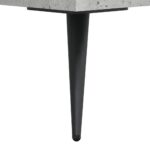 Table de chevet gris béton 40x40x50 cm bois d’ingénierie – Image 9