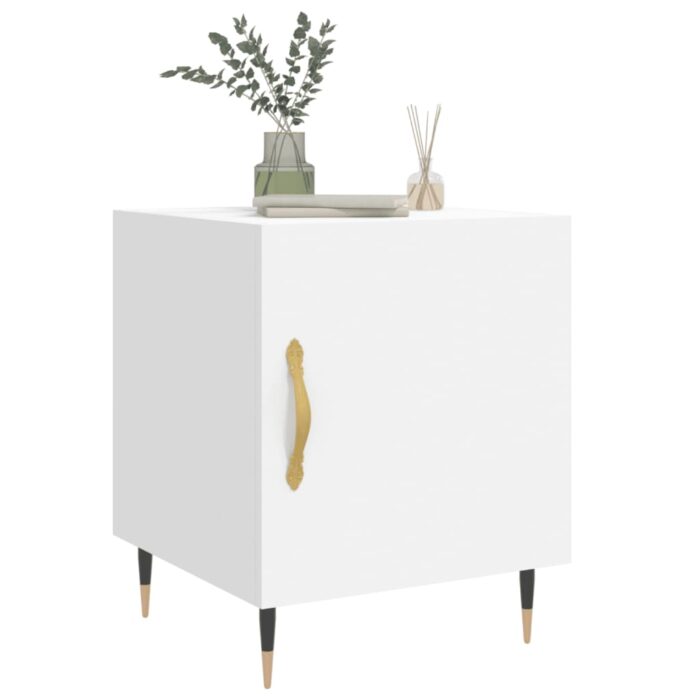 VXL8720845910969_g_en_hd_2.jpg Tables de chevet 2 pcs blanc 40x40x50 cm bois d’ingénierie – Image 2