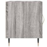 Table de chevet sonoma gris 40x40x50 cm bois d'ingénierie – Image 3