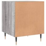 Table de chevet sonoma gris 40x40x50 cm bois d'ingénierie – Image 4