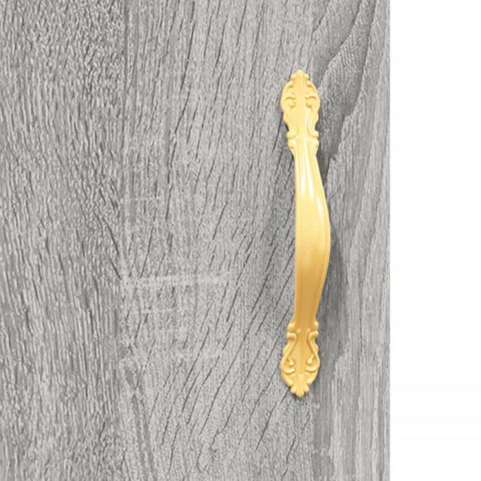 Table de chevet sonoma gris 40x40x50 cm bois d'ingénierie – Image 8