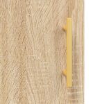 Tables de chevet 2 pcs chêne sonoma 40x40x50 cm bois ingénierie – Image 9