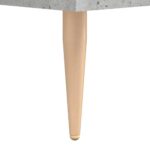 Tables de chevet 2 pcs gris béton 40x40x50 cm bois d’ingénierie – Image 10