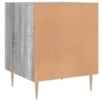 Table de chevet sonoma gris 40x40x50 cm bois d'ingénierie – Image 6