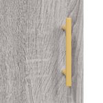 Table de chevet sonoma gris 40x40x50 cm bois d'ingénierie – Image 8