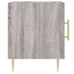 Tables de chevet 2 pcs sonoma gris 40x40x50cm bois d'ingénierie – Image 5