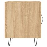 Tables de chevet 2 pcs chêne sonoma 40x40x50 cm bois ingénierie – Image 5