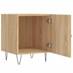 Tables de chevet 2 pcs chêne sonoma 40x40x50 cm bois ingénierie – Image 6
