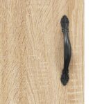 Tables de chevet 2 pcs chêne sonoma 40x40x50 cm bois ingénierie – Image 9