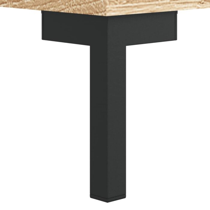 Tables de chevet 2 pcs chêne sonoma 40x40x50 cm bois ingénierie – Image 10