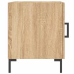 Tables de chevet 2 pcs chêne sonoma 40x40x50 cm bois ingénierie – Image 3