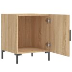Tables de chevet 2 pcs chêne sonoma 40x40x50 cm bois ingénierie – Image 4