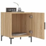 Tables de chevet 2 pcs chêne sonoma 40x40x50 cm bois ingénierie – Image 7