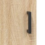 Tables de chevet 2 pcs chêne sonoma 40x40x50 cm bois ingénierie – Image 9