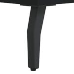 Tables de chevet 2 pcs noir 40x40x50 cm bois d’ingénierie – Image 10