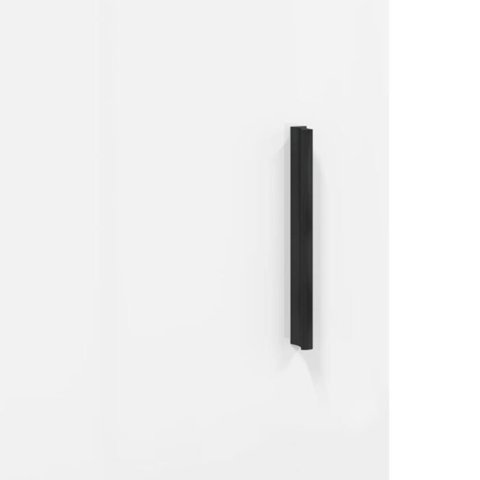 Tables de chevet 2 pcs blanc brillant 40x40x50 cm – Image 9