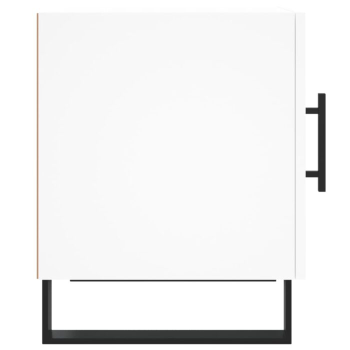 Tables de chevet 2 pcs blanc 40x40x50 cm bois d’ingénierie – Image 6