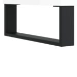 Tables de chevet 2 pcs blanc brillant 40x40x50 cm – Image 10