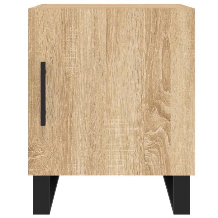 Tables de chevet 2 pcs chêne sonoma 40x40x50 cm bois ingénierie – Image 5