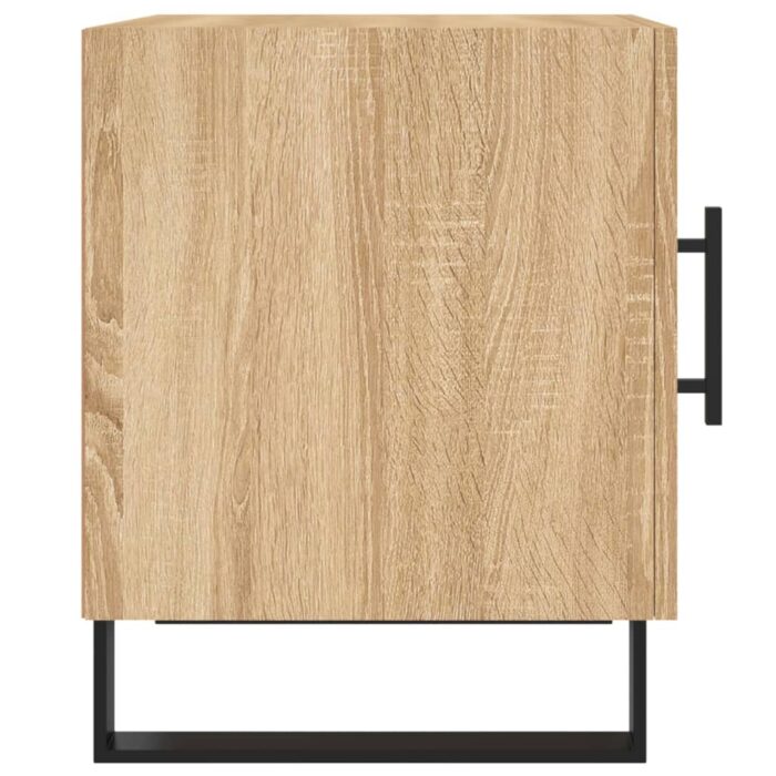 Tables de chevet 2 pcs chêne sonoma 40x40x50 cm bois ingénierie – Image 6