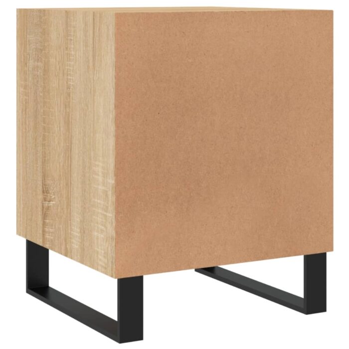 Tables de chevet 2 pcs chêne sonoma 40x40x50 cm bois ingénierie – Image 7