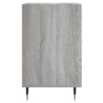Table de chevet sonoma gris 40x40x66 cm bois d'ingénierie – Image 4