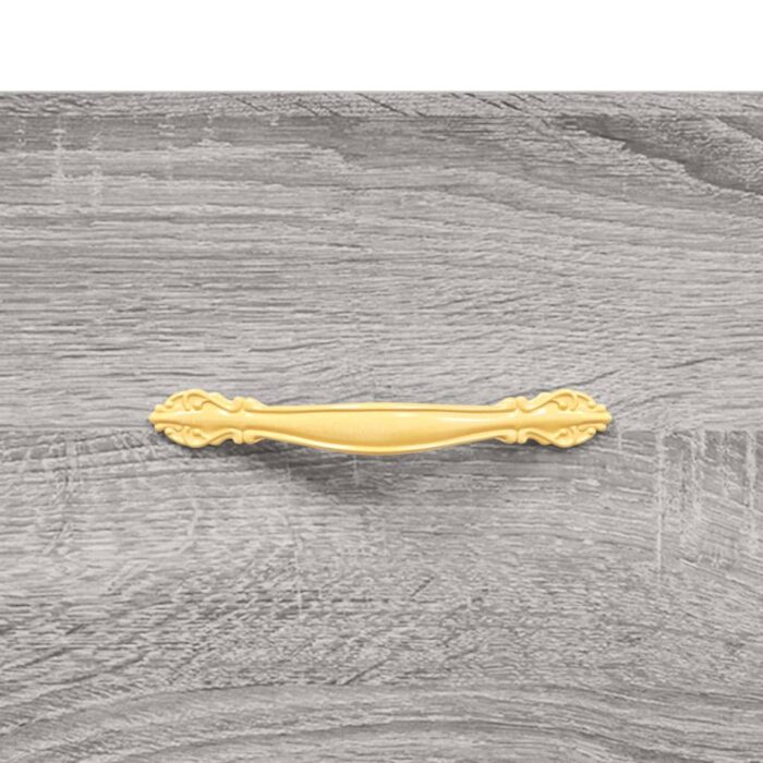 Table de chevet sonoma gris 40x40x66 cm bois d'ingénierie – Image 7