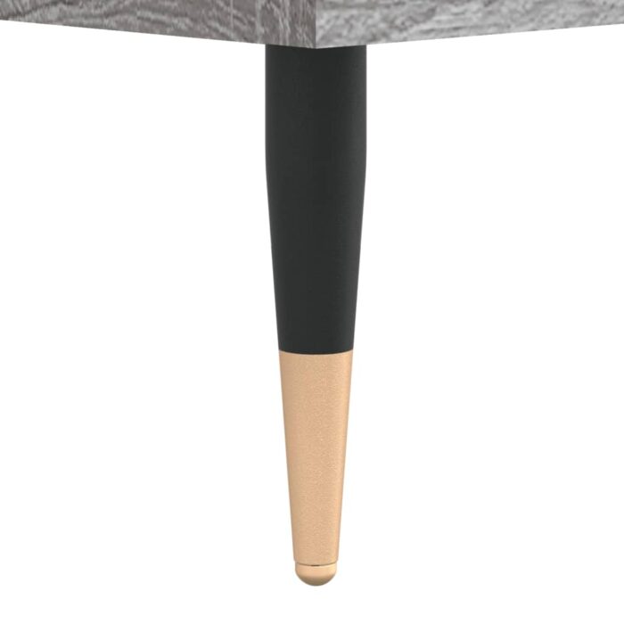 Table de chevet sonoma gris 40x40x66 cm bois d'ingénierie – Image 8