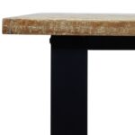 Table à manger 150x90x75 cm bois d'acacia solide – Image 6