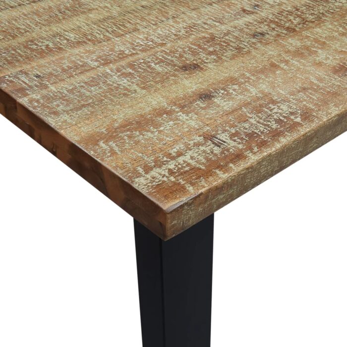 Table à manger 200x90x75 cm bois d'acacia solide – Image 5