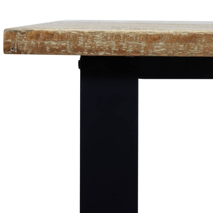 Table à manger 200x90x75 cm bois d'acacia solide – Image 6
