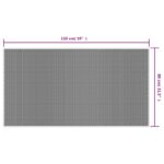 Tapis d'extérieur 80x150 cm design réversible – Image 5