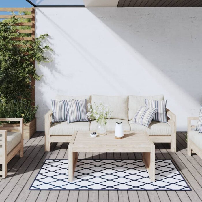 Tapis d'extérieur 80x150 cm design réversible – Image 1