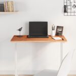 Dessus de table 80x40x1,5 cm rectangulaire bois massif de hêtre