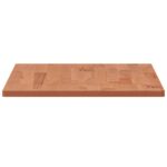 Dessus de table 100x50x1,5cm rectangulaire bois massif de hêtre – Image 3