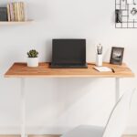 Dessus de table 100x50x1,5cm rectangulaire bois massif de hêtre