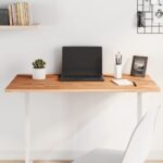 Dessus de table 100x60x1,5cm rectangulaire bois massif de hêtre