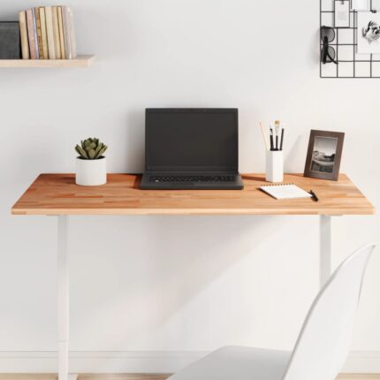 Dessus de table 100x60x1,5cm rectangulaire bois massif de hêtre