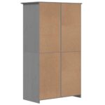Garde-robe BODO gris 99x53,5x173 cm bois massif de pin – Image 4