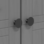 Garde-robe BODO gris 99x53,5x173 cm bois massif de pin – Image 5
