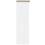Garde-robe BODO blanc marron 146x53,5x173 cm bois massif de pin – Image 3